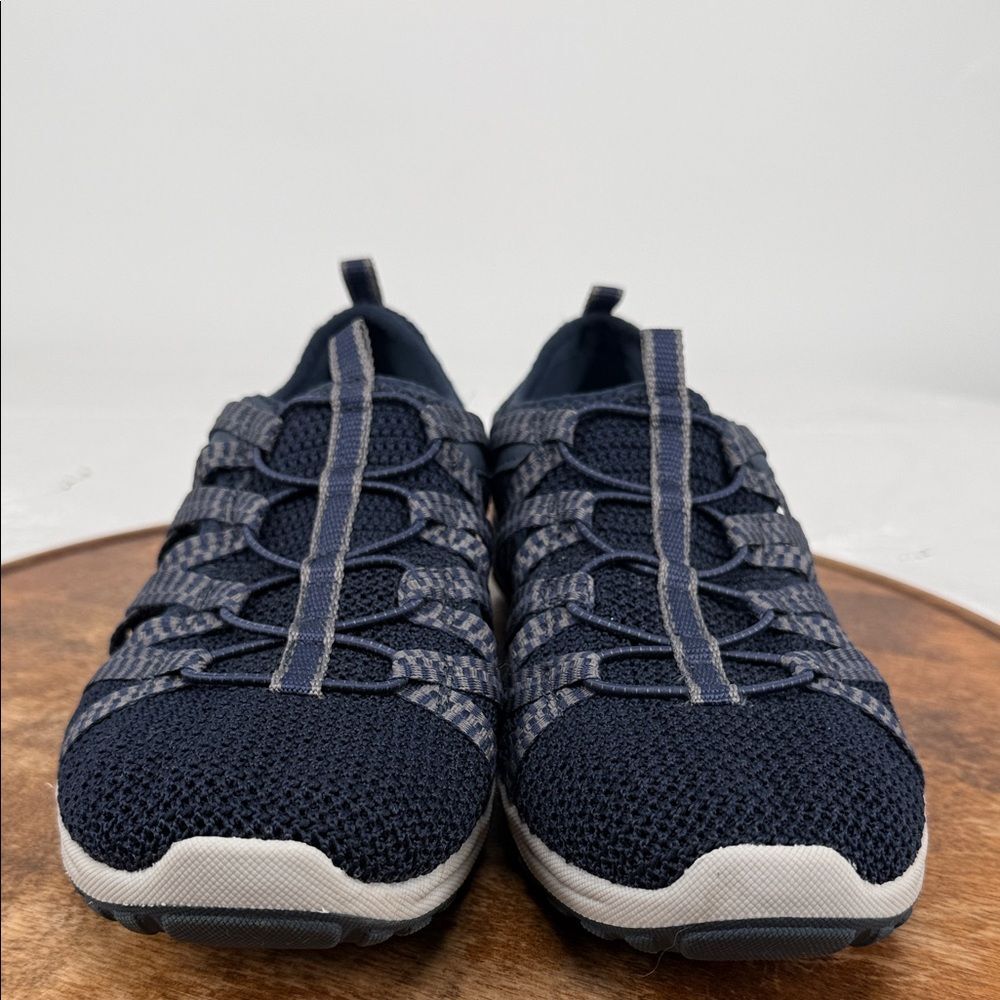 Skechers Shoes Wm 9.5 Reggae Fest 2.0 Happy Getaway Navy Blue Sneakers - Picture 2 of 11